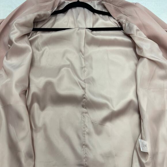 Valpweet Women's Oversized Blazer Size L Casual Button Front Jacket Business - Picture 6 of 9